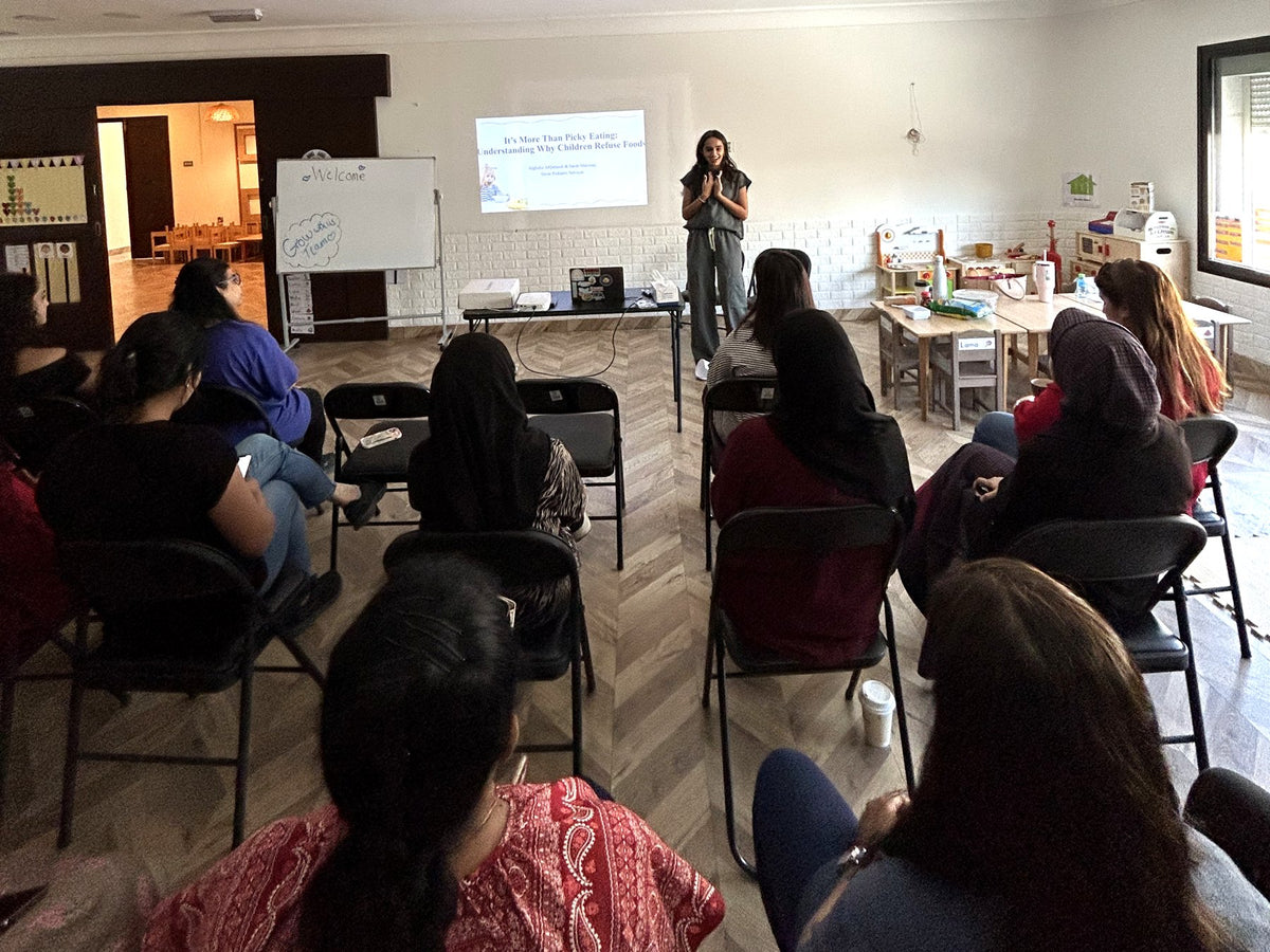 Picky eating workshop for teachers, LEAP Preschool, August 2024