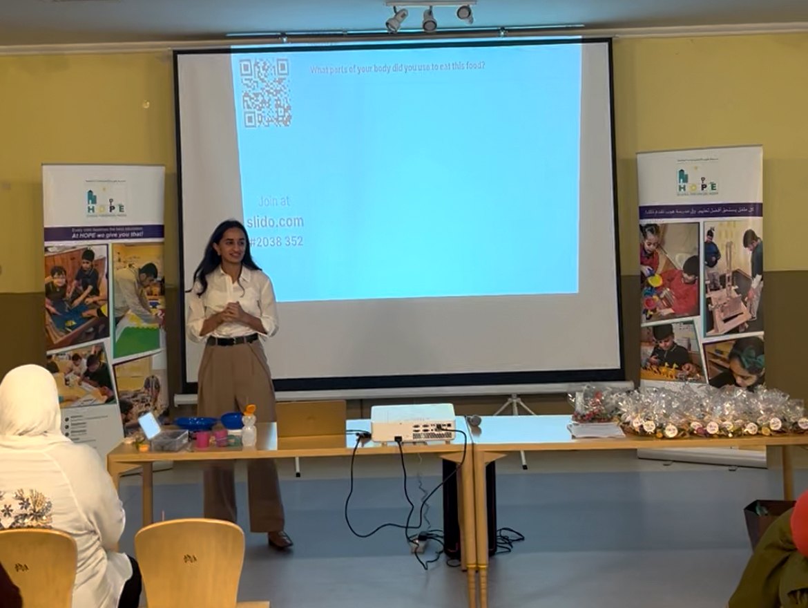 Nutrition workshop, HOPE School, October 2025
