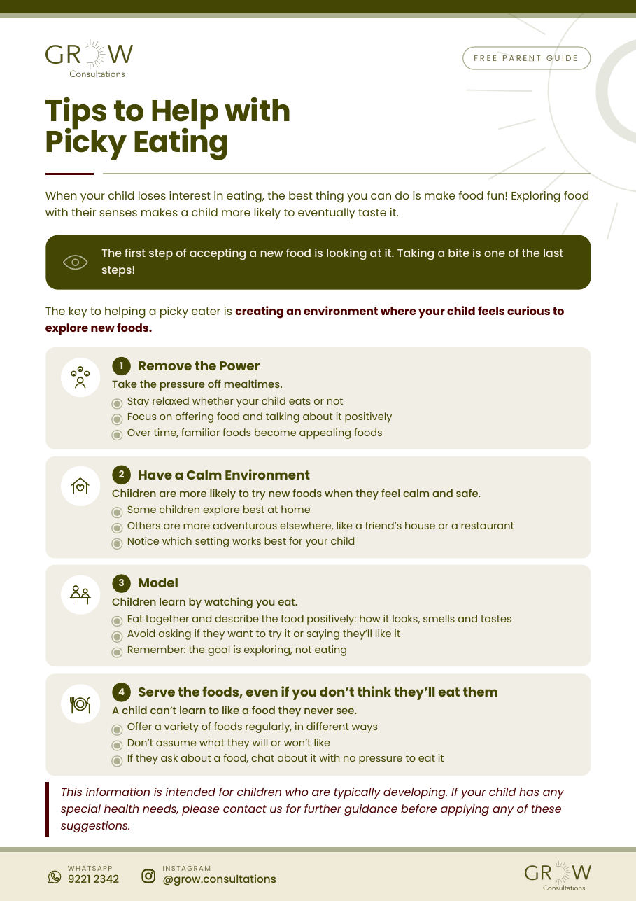 Tips to Help with Picky Eating