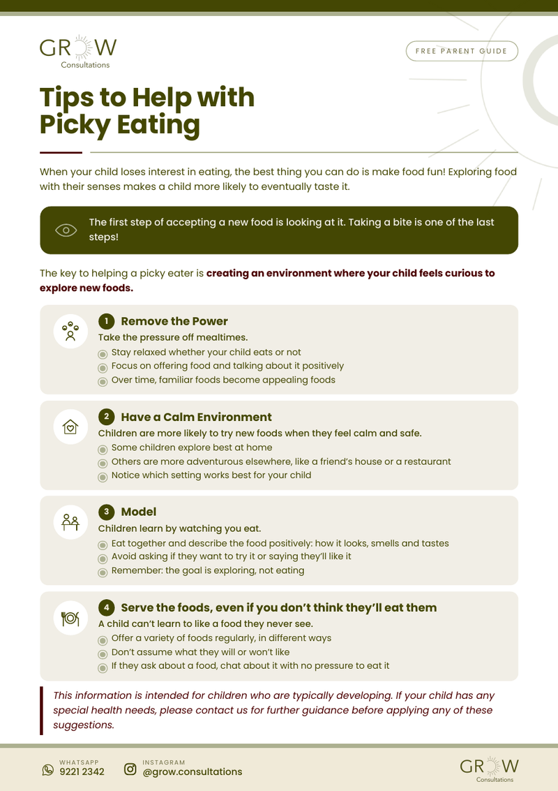 Tips to Help with Picky Eating